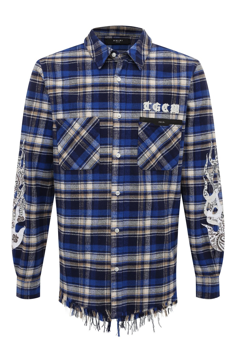 Хлопковая рубашка AMIRI, арт. PS22MSL023-420, фото 1