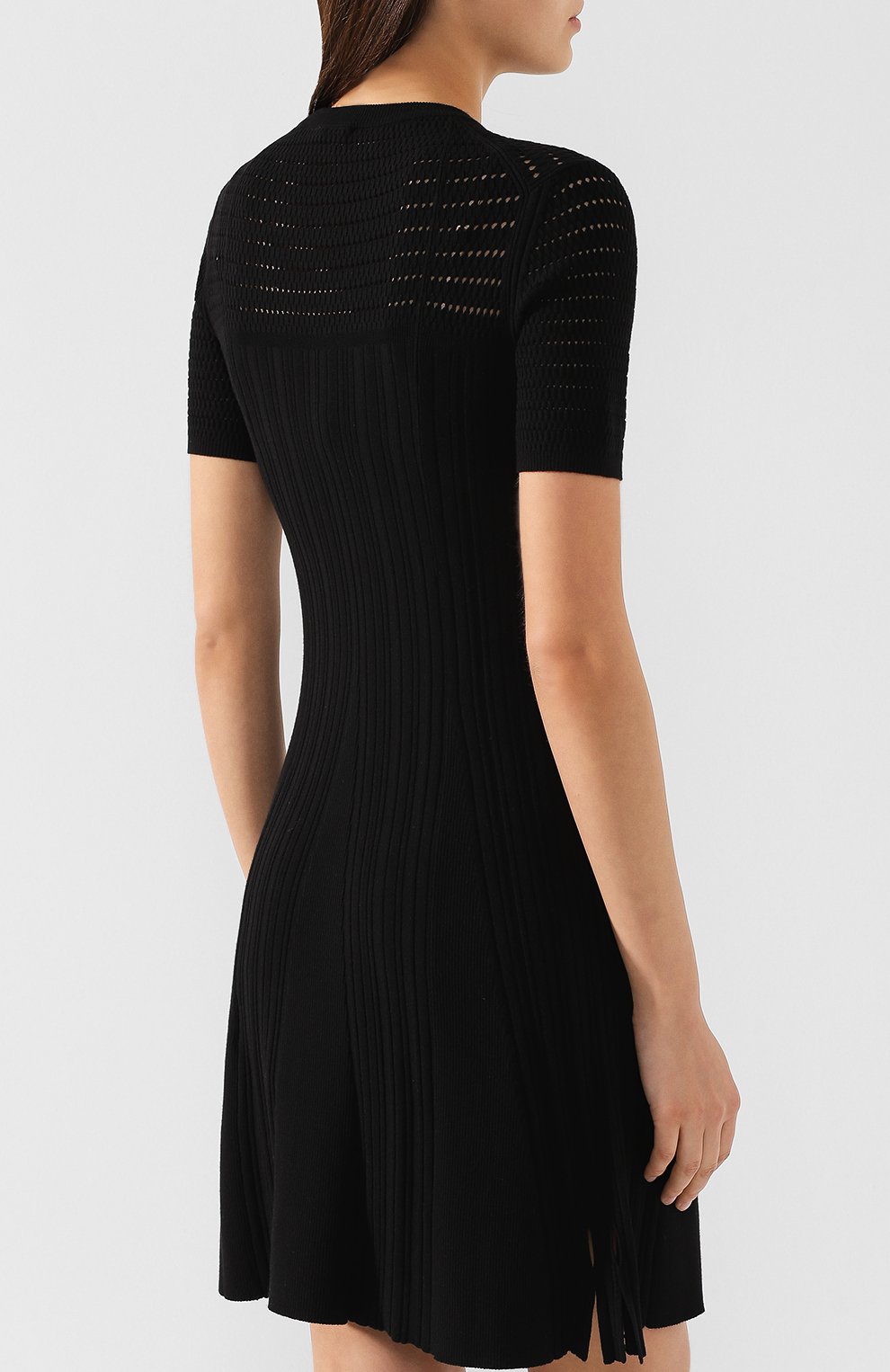 Платье из вискозы KENZO черного цвета по цене 29950 руб., арт. 2R0417842, фото 4 Платье из вискозы KENZO, арт. 2R0417842, фото 4