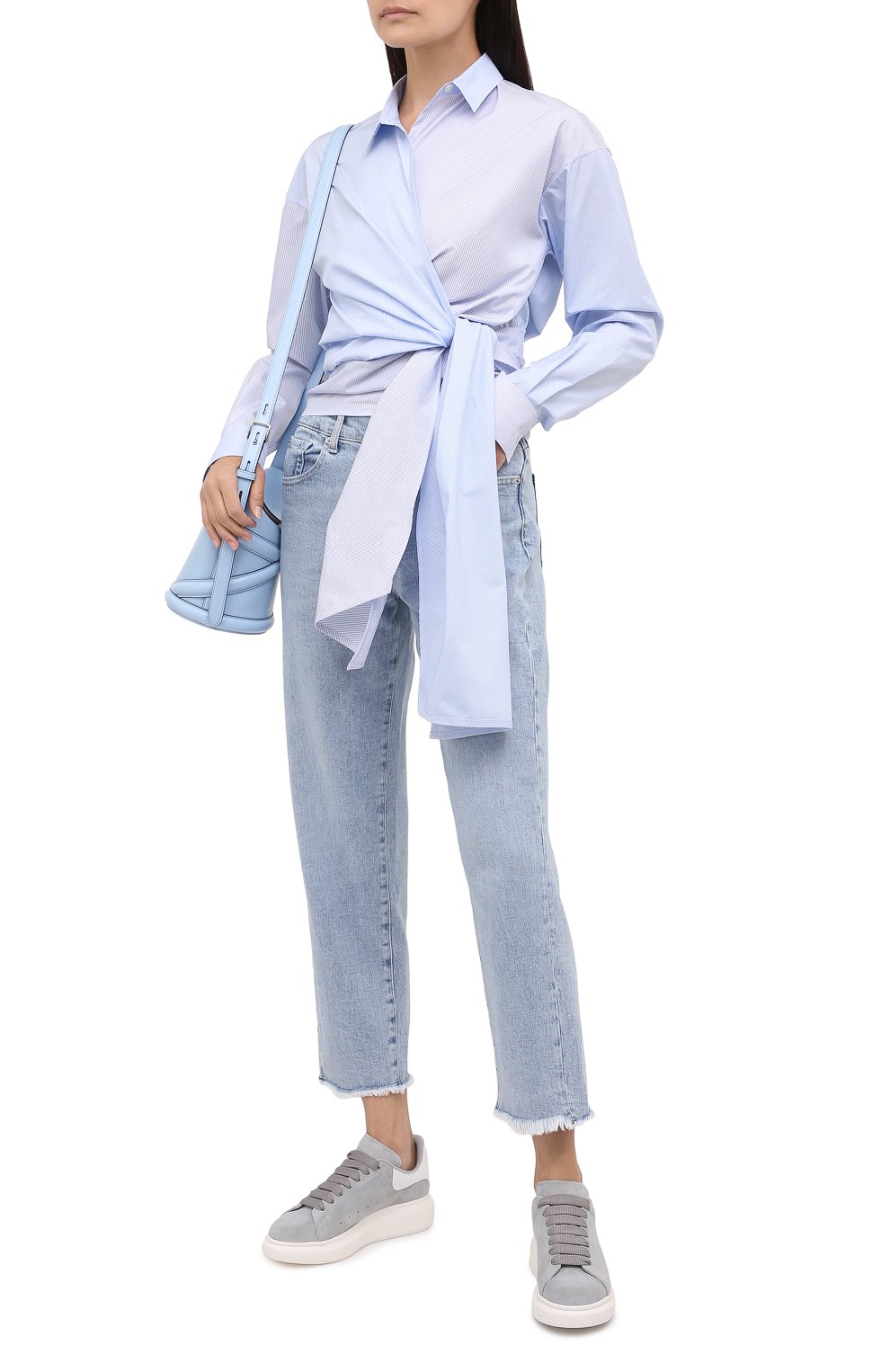 Замшевые кеды oversized ALEXANDER MCQUEEN, арт. 650792/WIA51, фото 2