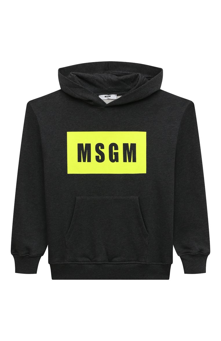Хлопковое худи MSGM KIDS, арт. F3MSJUHS019, фото 1