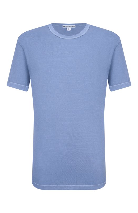 Хлопковая футболка James Perse MLJ3311 Голубой MLJ3311