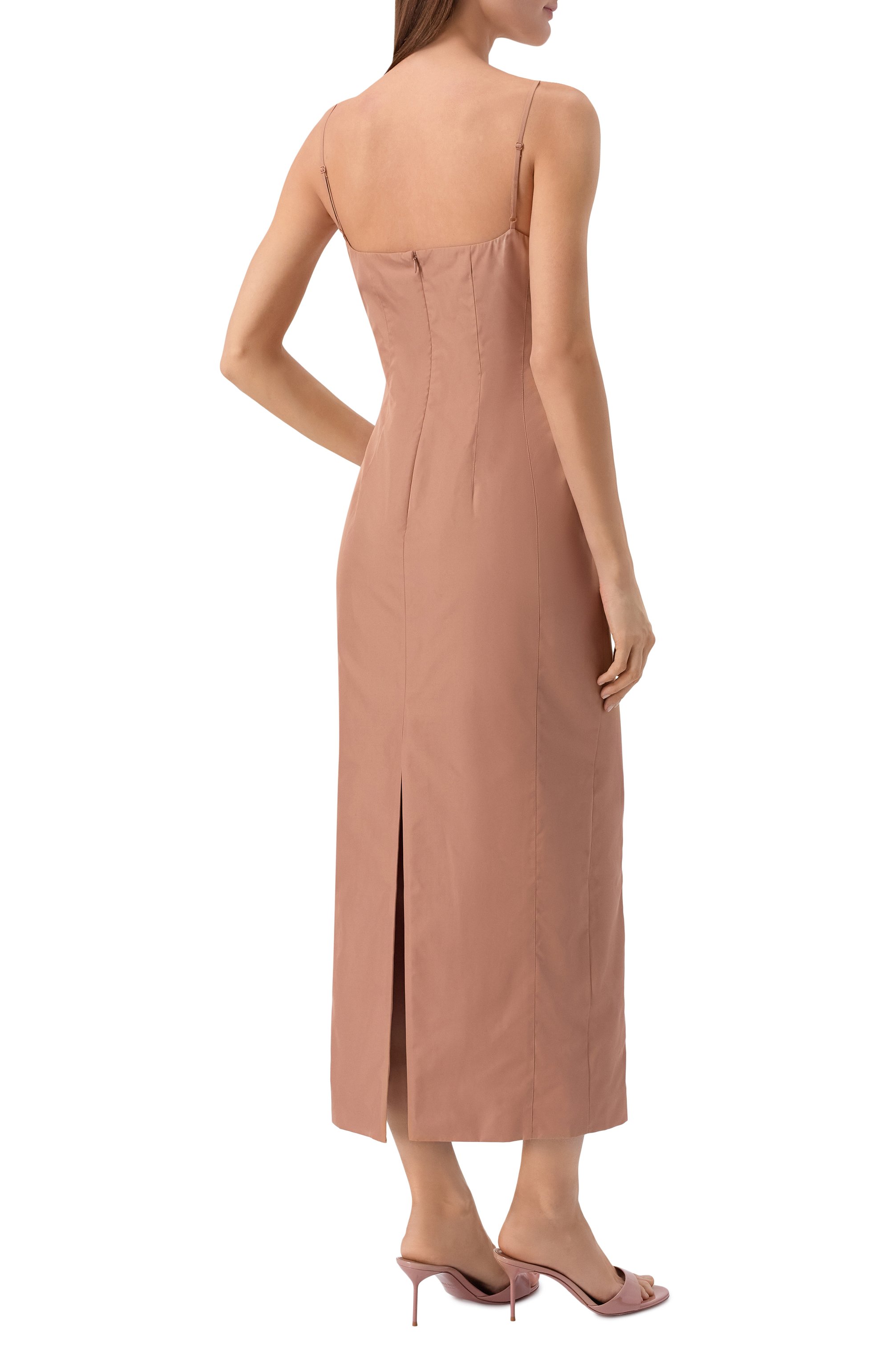 Платье 12 STOREEZ бежевого цвета по цене 24000 руб., арт. 136069, фото 3 Платье 12 STOREEZ, арт. 136069, фото 3