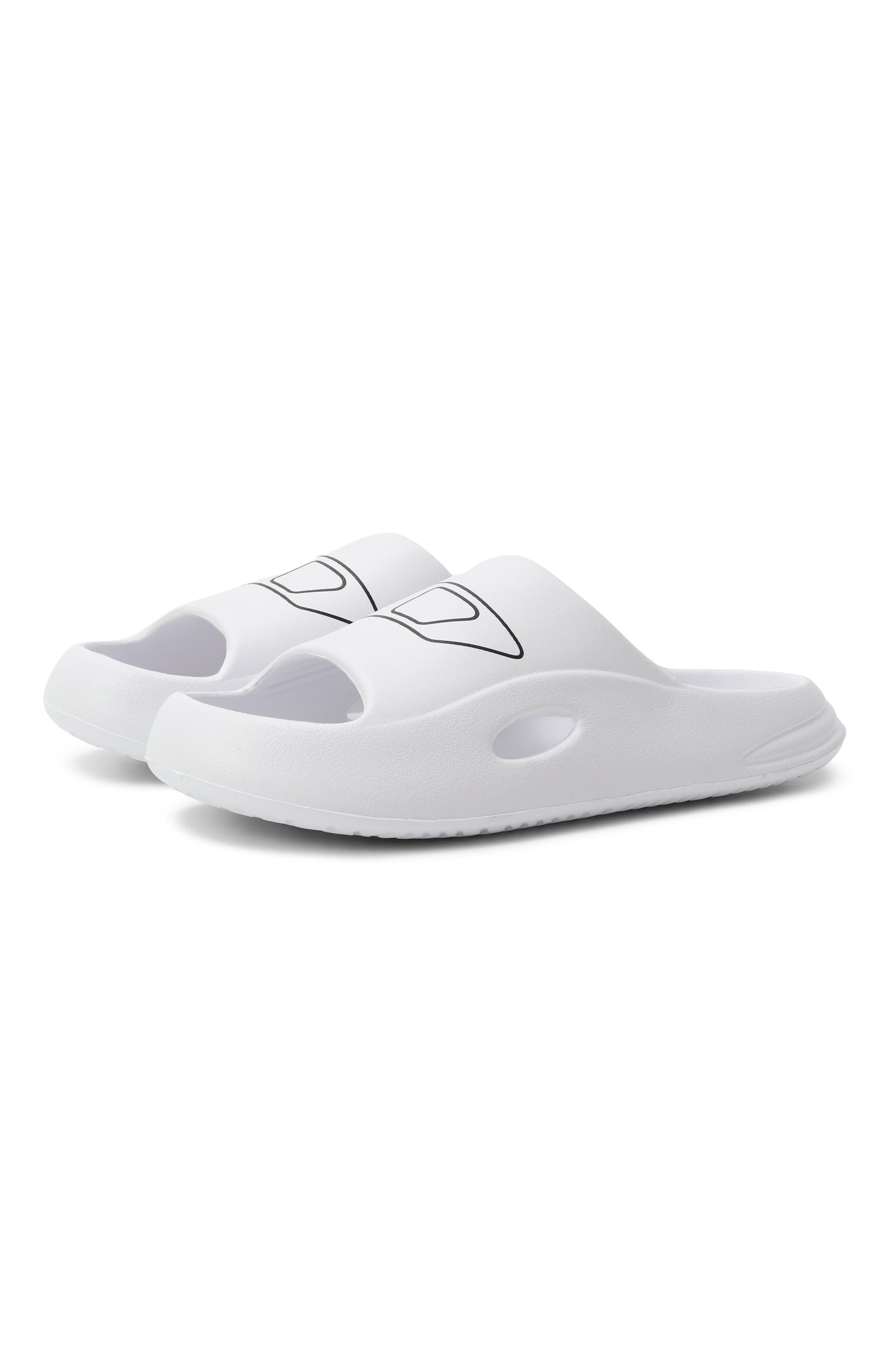 Шлепанцы DIESEL белого цвета по цене 8480 руб., арт. BC0560/P8056, фото 1 Шлепанцы DIESEL, арт. BC0560/P8056, фото 1