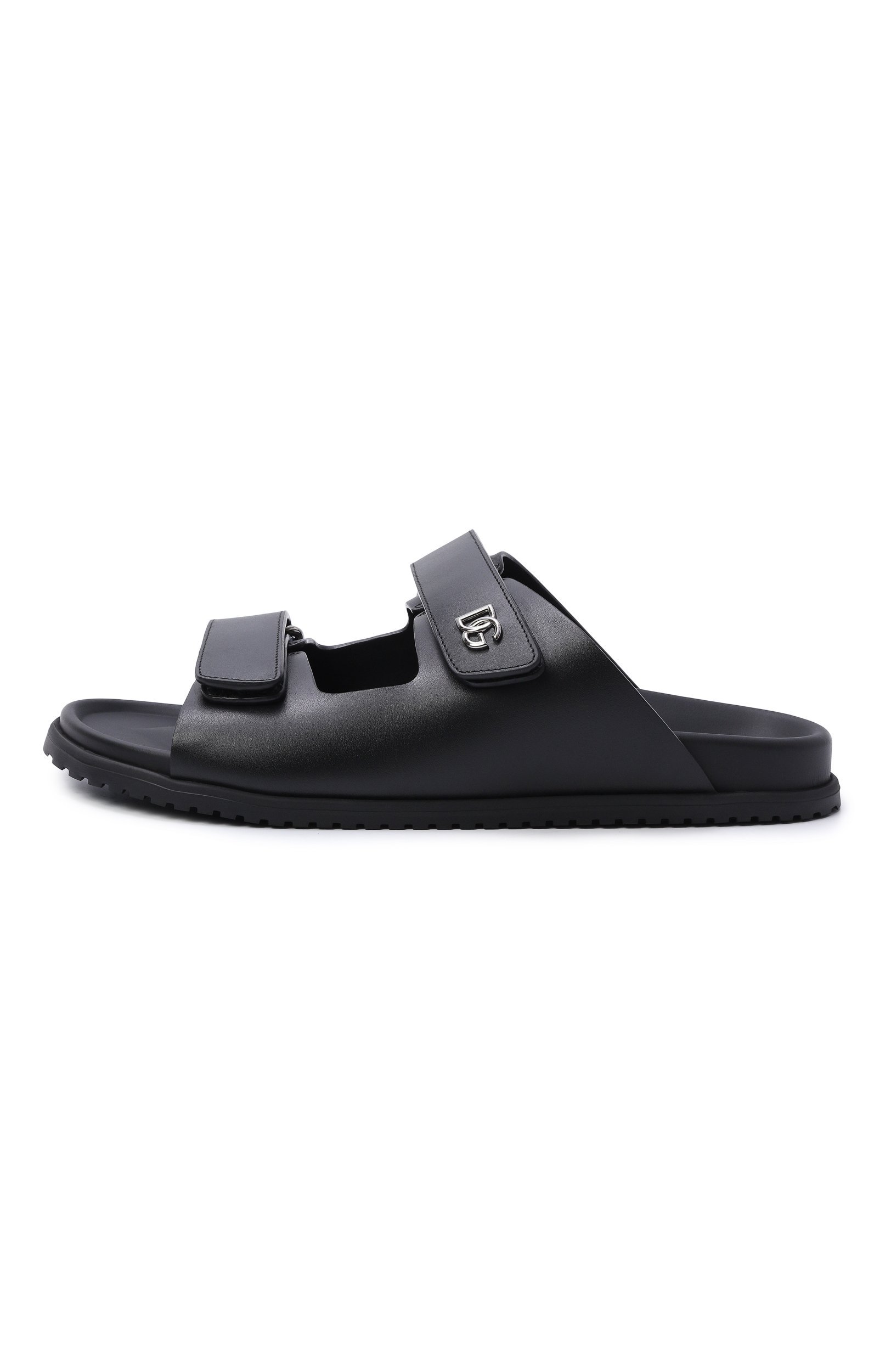 Кожаные шлепанцы dg casual DOLCE & GABBANA, арт. A80522/A9Q67, фото 3