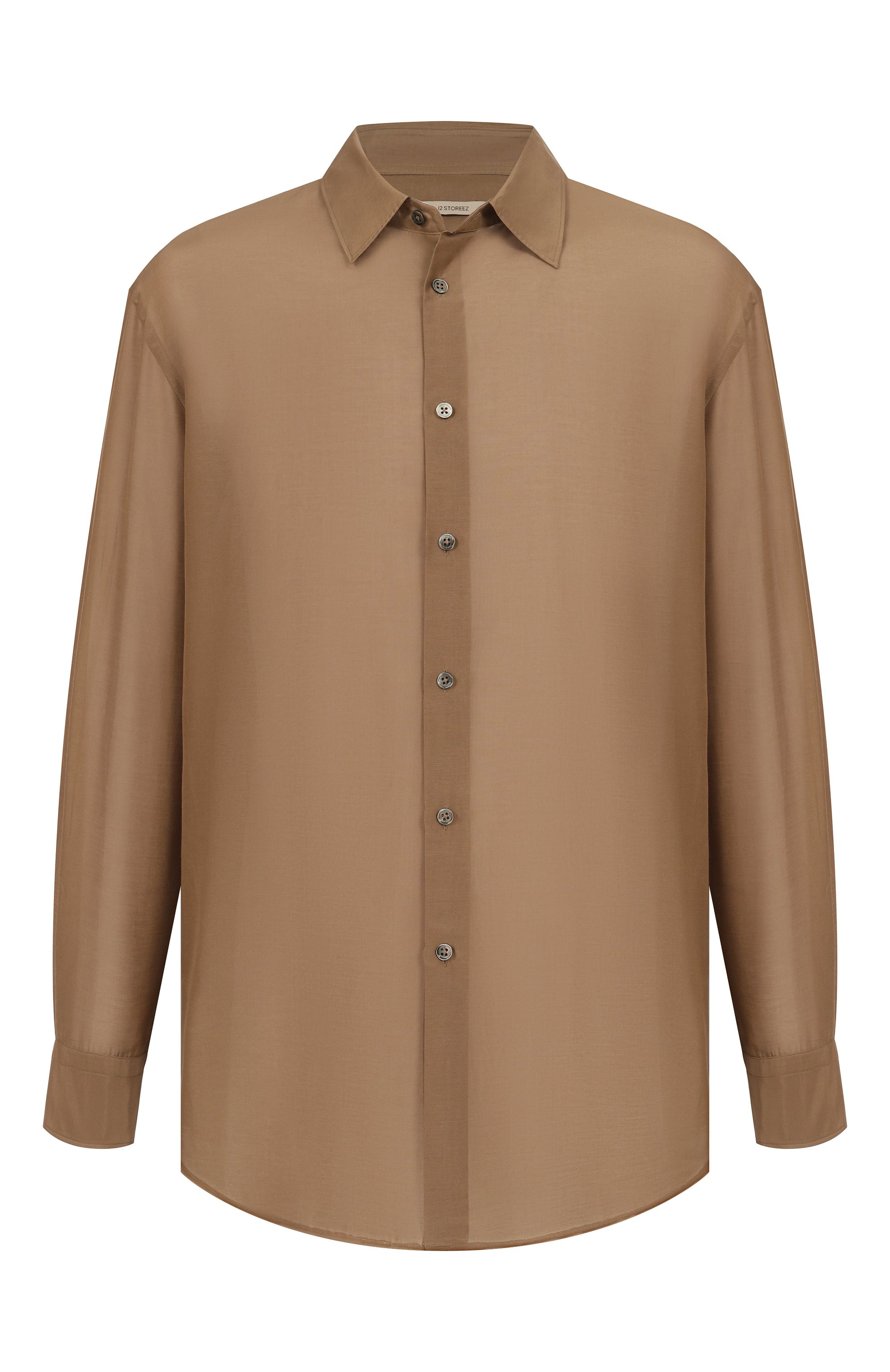 Рубашка из хлопка и шелка 12 STOREEZ, арт. 132301, фото 1