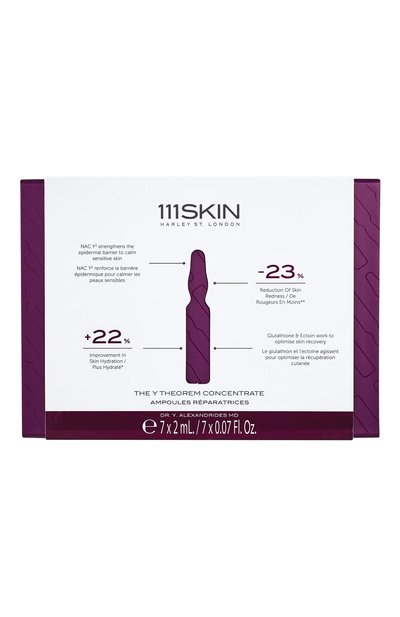 Восстанавливающий концентрат the y theorem (7x2ml) 111SKIN, арт. 5060280375293, фото 4