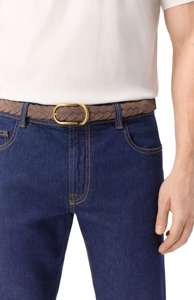 Замшевый ремень BRUNELLO CUCINELLI, арт. MAURP333, фото 2