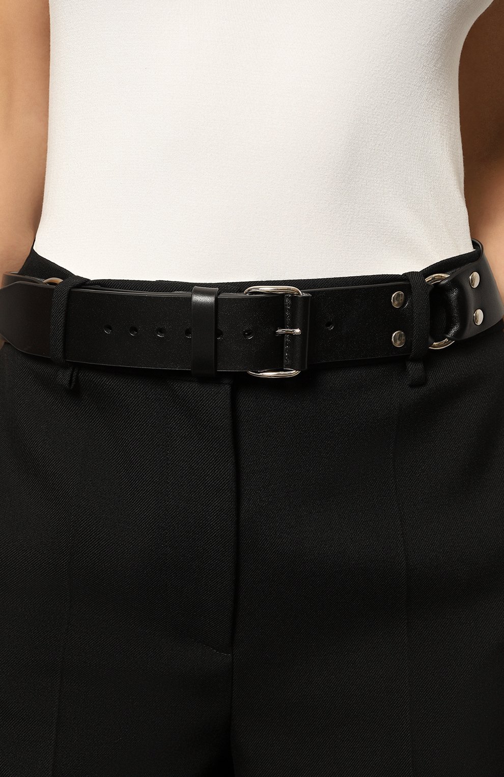 Кожаный ремень ANN DEMEULEMEESTER, арт. 2402-U-BE10-LT128-099, фото 2