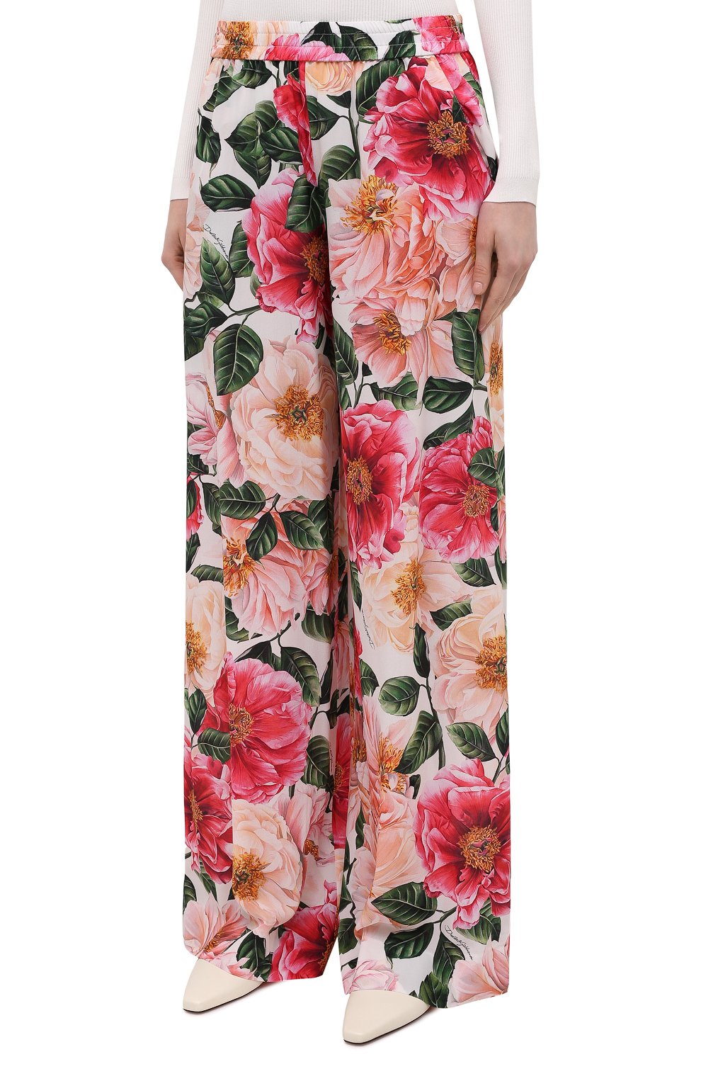 Шелковые брюки DOLCE & GABBANA, арт. FTBT3T/IS1E3, фото 3