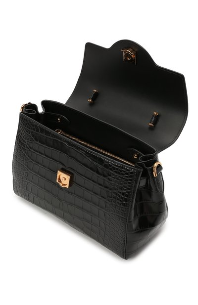 Сумка la medusa medium из кожи аллигатора VERSACE, арт. DBFI039/D2C0C/AMIS, фото 4