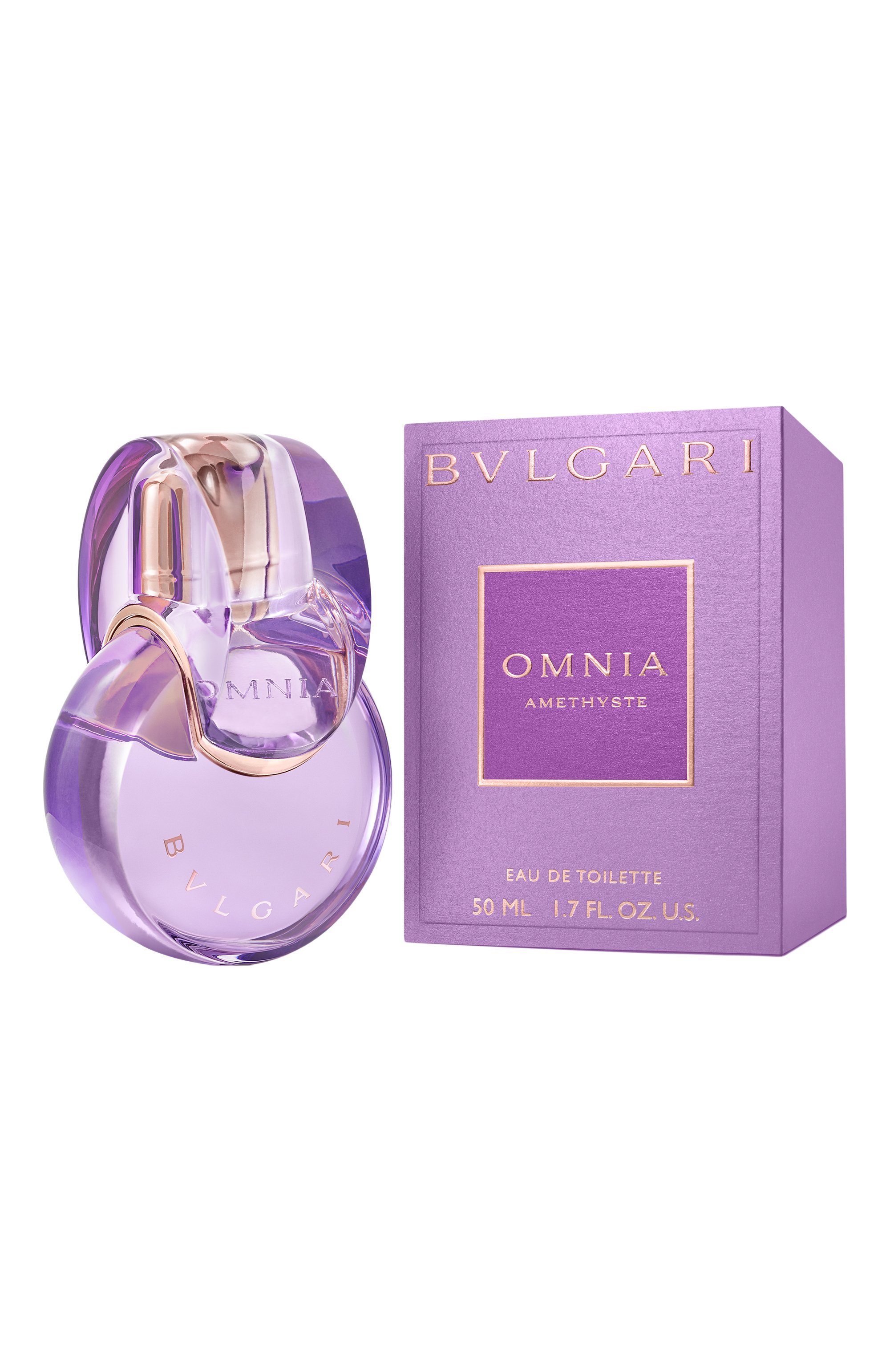 Туалетная вода omnia amethyste (50ml) BVLGARI бесцветного цвета по цене 11880 руб., арт. 42062BVL, фото 2 Туалетная вода omnia amethyste (50ml) BVLGARI, арт. 42062BVL, фото 2