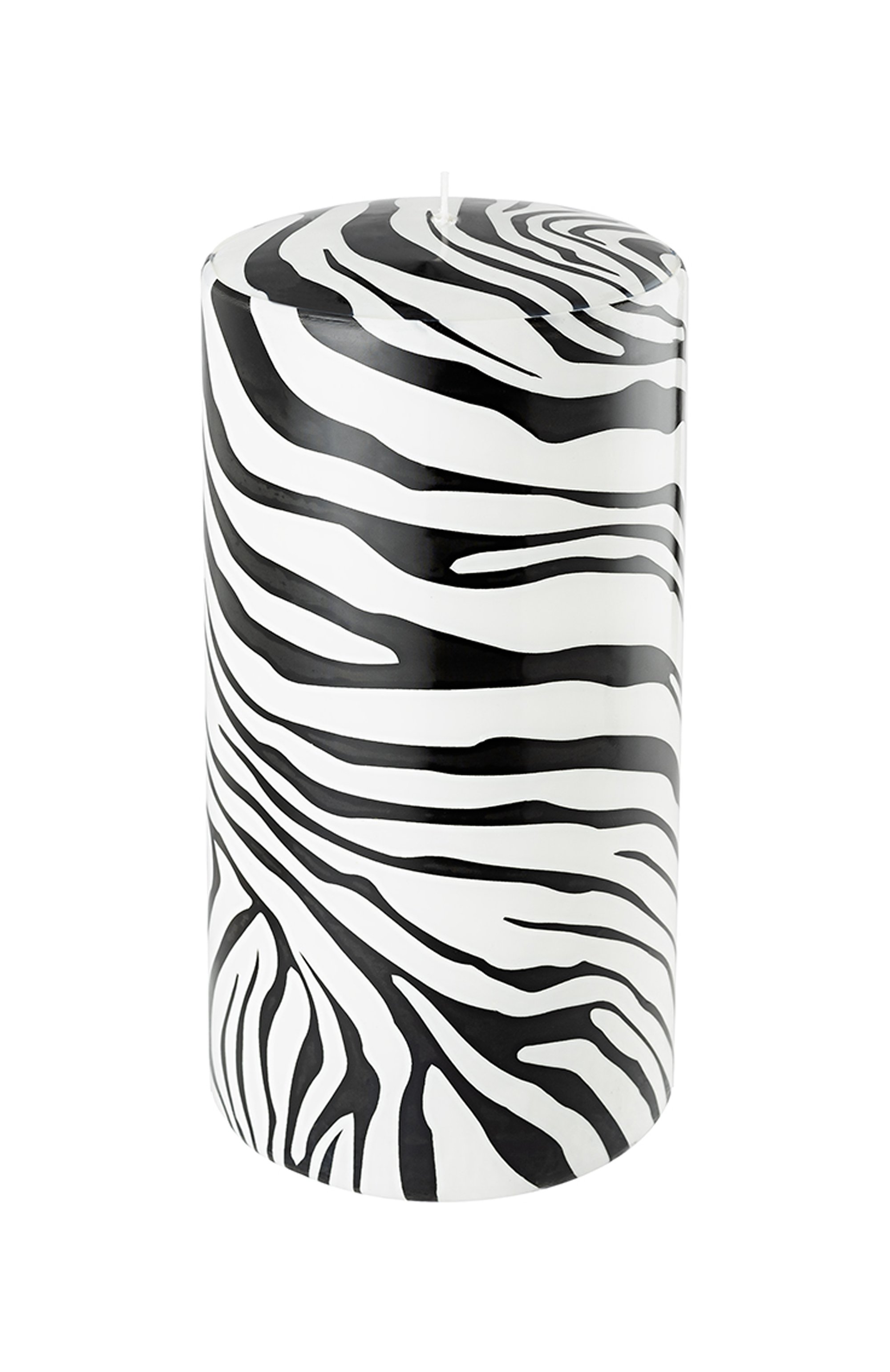 Интерьерная свеча zebra black&white (20x10cm) PERNICI бесцветного цвета по цене 10900 руб., арт. 8001962082389, фото 1 Интерьерная свеча zebra black&white (20x10cm) PERNICI, арт. 8001962082389, фото 1