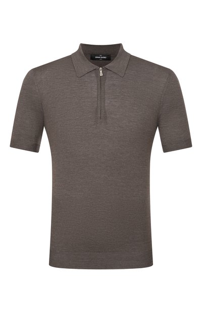 Мужская поло из шелка и хлопка GRAN SASSO, арт. 43166/16290