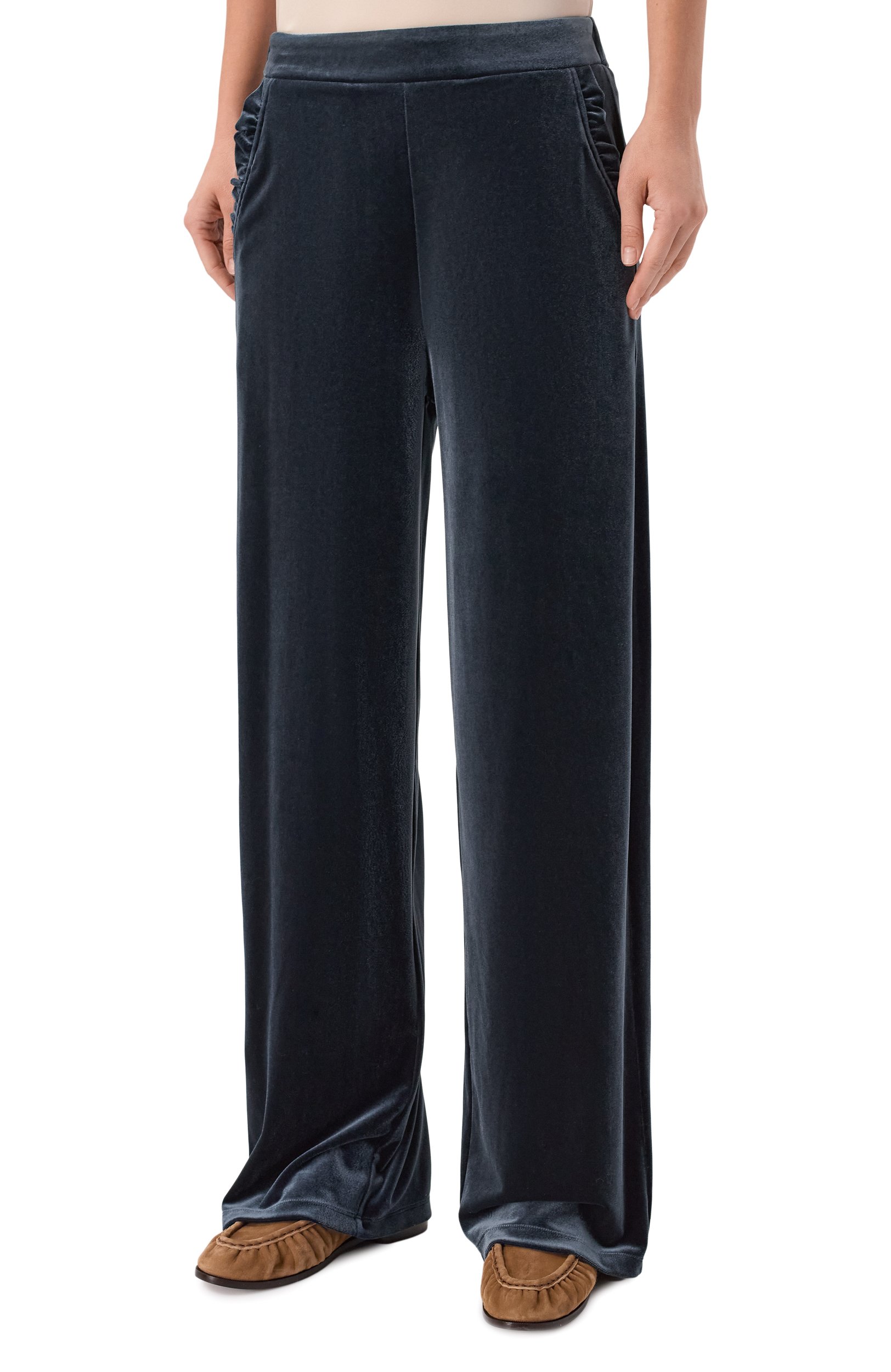Бархатные брюки EMPORIO ARMANI, арт. EW004149/AF13341, фото 3