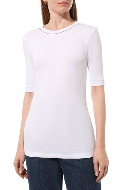 Хлопковый топ BRUNELLO CUCINELLI, арт. M0TC8BJ310, фото 3