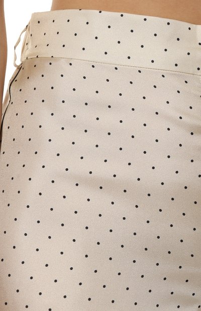 Шелковые шорты GOOROO кремового цвета по цене 43470 руб., арт. SR003-2000-9913-S23, фото 5 Шелковые шорты GOOROO, арт. SR003-2000-9913-S23, фото 5