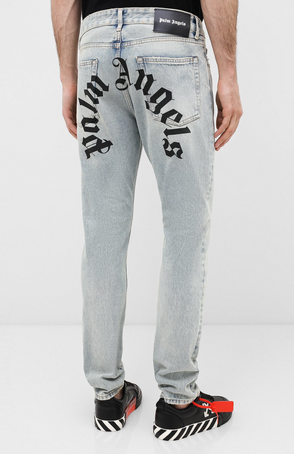 Джинсы PALM ANGELS, арт. PMYA012E20DEN0024001, фото 4