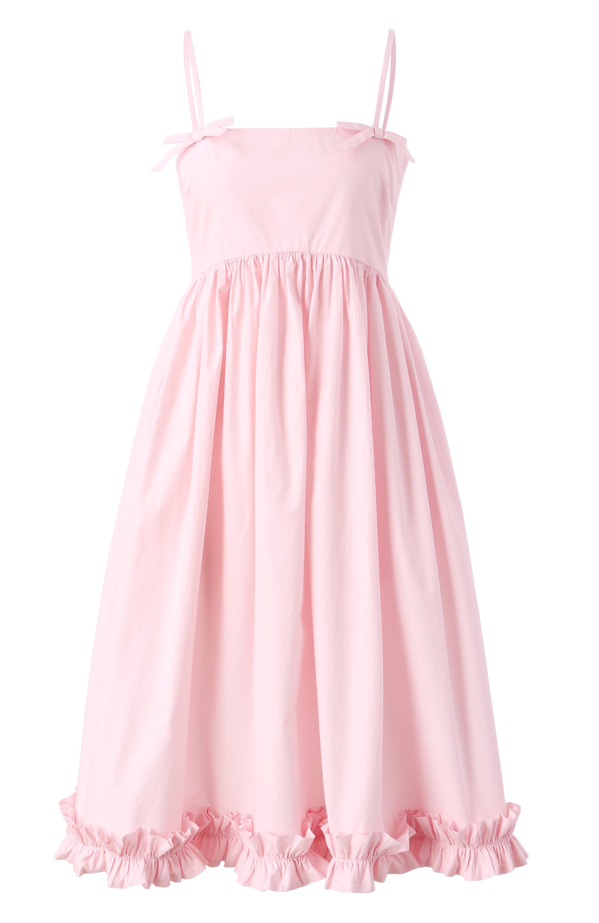 Хлопковое платье GANNI, арт. W0325/6479, фото 1