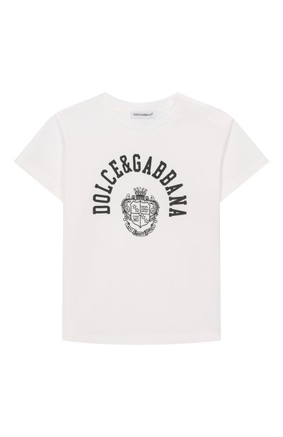 Хлопковая футболка DOLCE & GABBANA, арт. L1JTEY/G7PT0