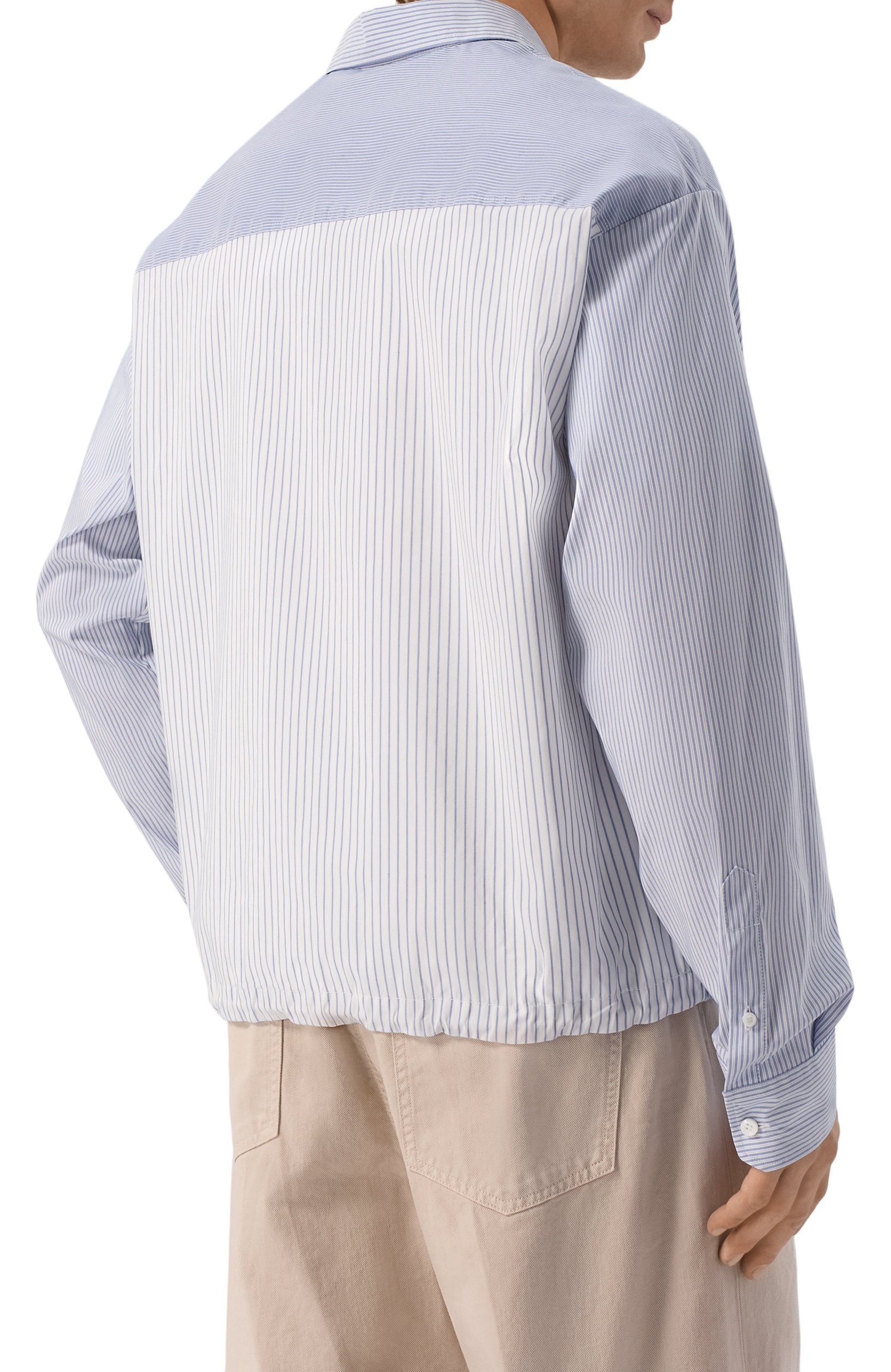 Рубашка DSQUARED2 голубого цвета по цене 78700 руб., арт. S74DM1052/D35525, фото 4 Рубашка DSQUARED2, арт. S74DM1052/D35525, фото 4