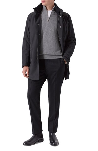 Кожаные челси tayil BOSS черного цвета по цене 29950 руб., арт. 50552489, фото 2 Кожаные челси tayil BOSS, арт. 50552489, фото 2