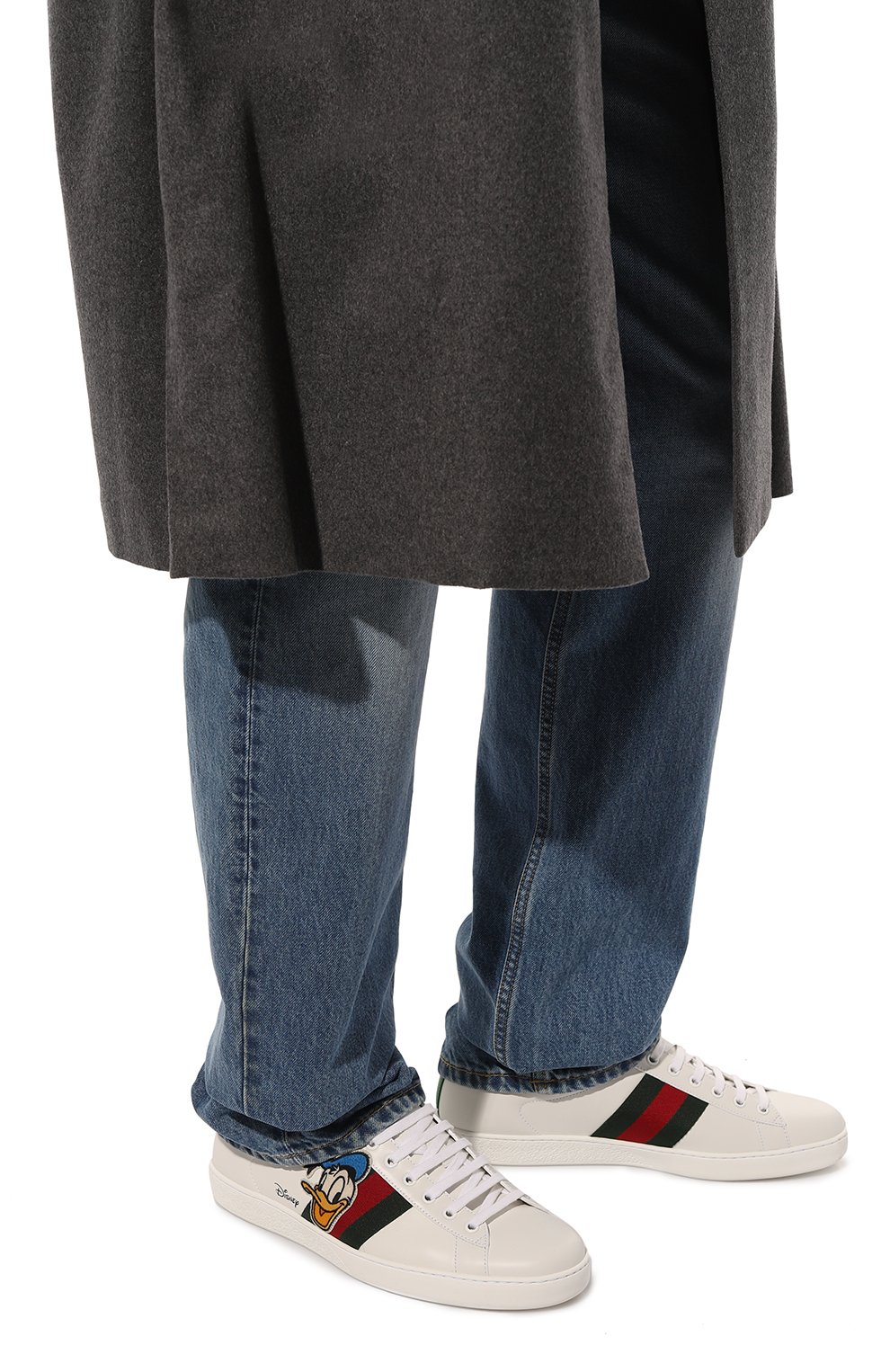 Кожаные кеды ace disney x gucci GUCCI, арт. 649399 1XG60, фото 3