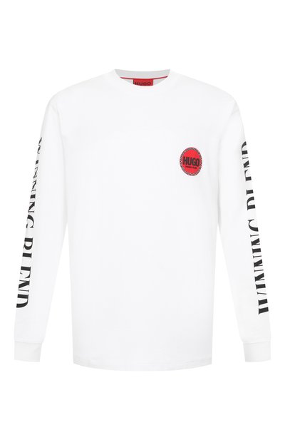 Мужская хлопковый лонгслив HUGO, арт. 50531250