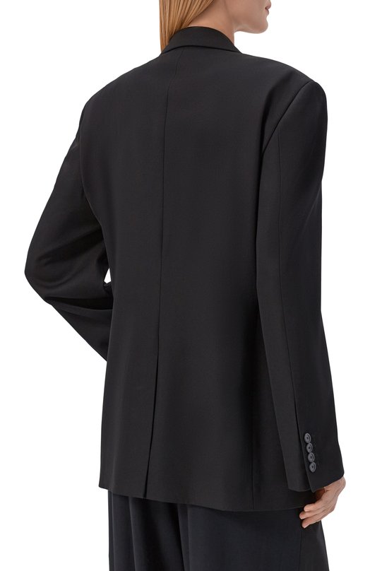 Шерстяной жакет Balenciaga 857365/TNT39 Чёрный  857365/TNT39 Фото 4