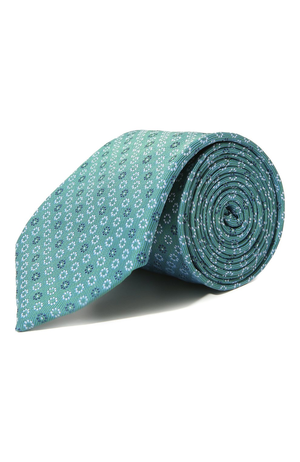 Шелковый галстук BROUBACK бирюзового цвета по цене 5995 руб., арт. TIE 8CM/15GG, фото 1 Шелковый галстук BROUBACK, арт. TIE 8CM/15GG, фото 1