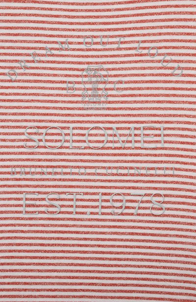 Хлопковая футболка BRUNELLO CUCINELLI, арт. BTS81T128B, фото 3