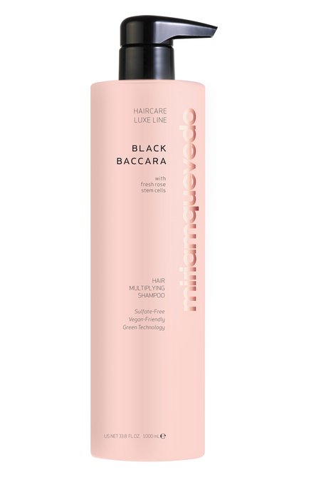 Женский шампунь для уплотнения и объема волос с экстрактом розы black baccara (1000ml) MIRIAMQUEVEDO, арт. 7430