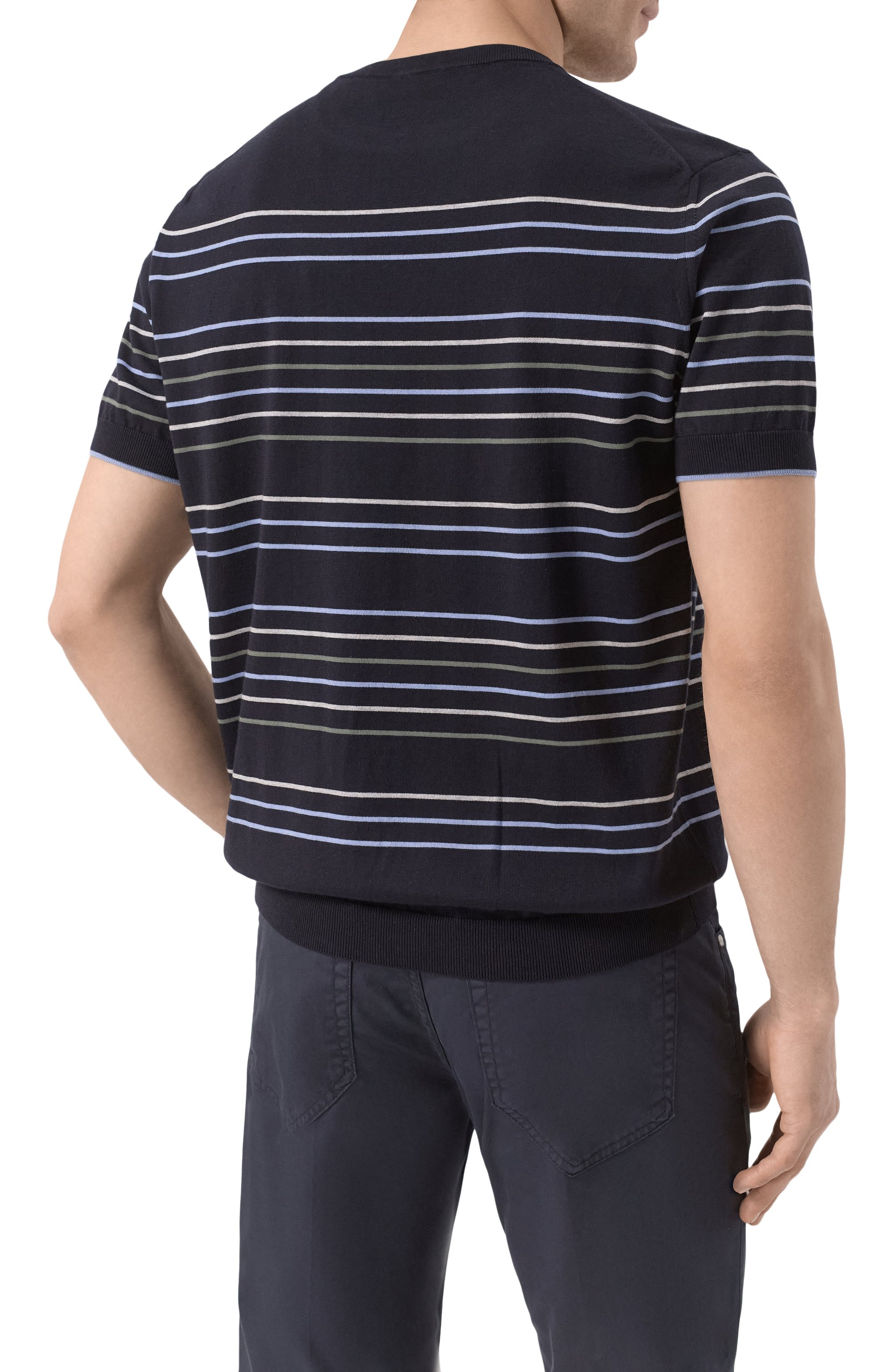 Джемпер из хлопка и кашемира PAUL&SHARK, арт. 25411532, фото 4