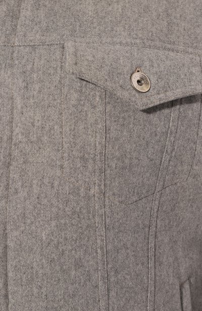 Утепленная куртка-рубашка BRUNELLO CUCINELLI, арт. MT4976880, фото 5