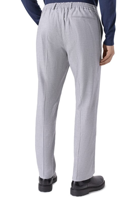 Брюки из хлопка и лиоцелла Berwich SPIAGGIA 20/AB1474 Серый  SPIAGGIA 20/AB1474 Фото 4