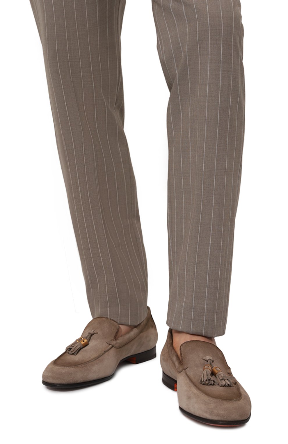 Замшевые лоферы carlos SANTONI, арт. MCNG18432LA3BSH6M45, фото 3