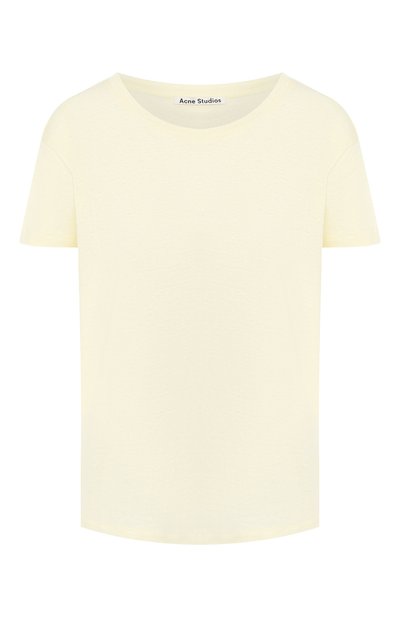 Женская льняная футболка ACNE STUDIOS, арт. 15G176