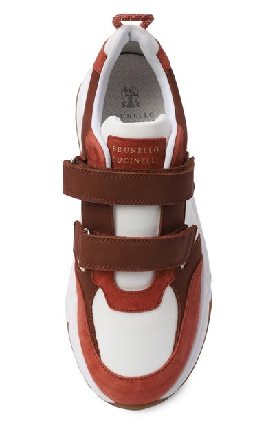 Комбинированные кроссовки BRUNELLO CUCINELLI, арт. BU0XD1A166, фото 4