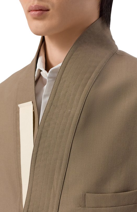 Шерстяной пиджак MORDECAI 26E96MRU33N Коричневый  26E96MRU33N Фото 5