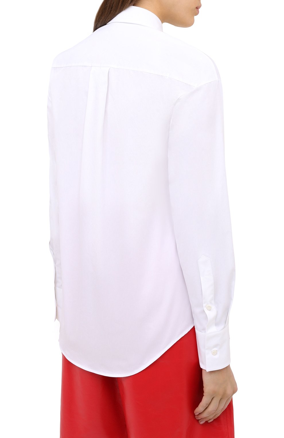 Хлопковая рубашка DSQUARED2 белого цвета по цене 42950 руб., арт. S75DL0737/S35244, фото 4 Хлопковая рубашка DSQUARED2, арт. S75DL0737/S35244, фото 4
