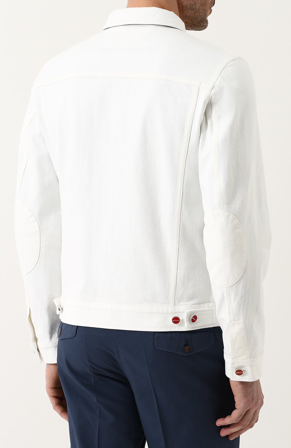 Джинсовая куртка на пуговицах KITON, арт. UW0374V08P1403002, фото 4