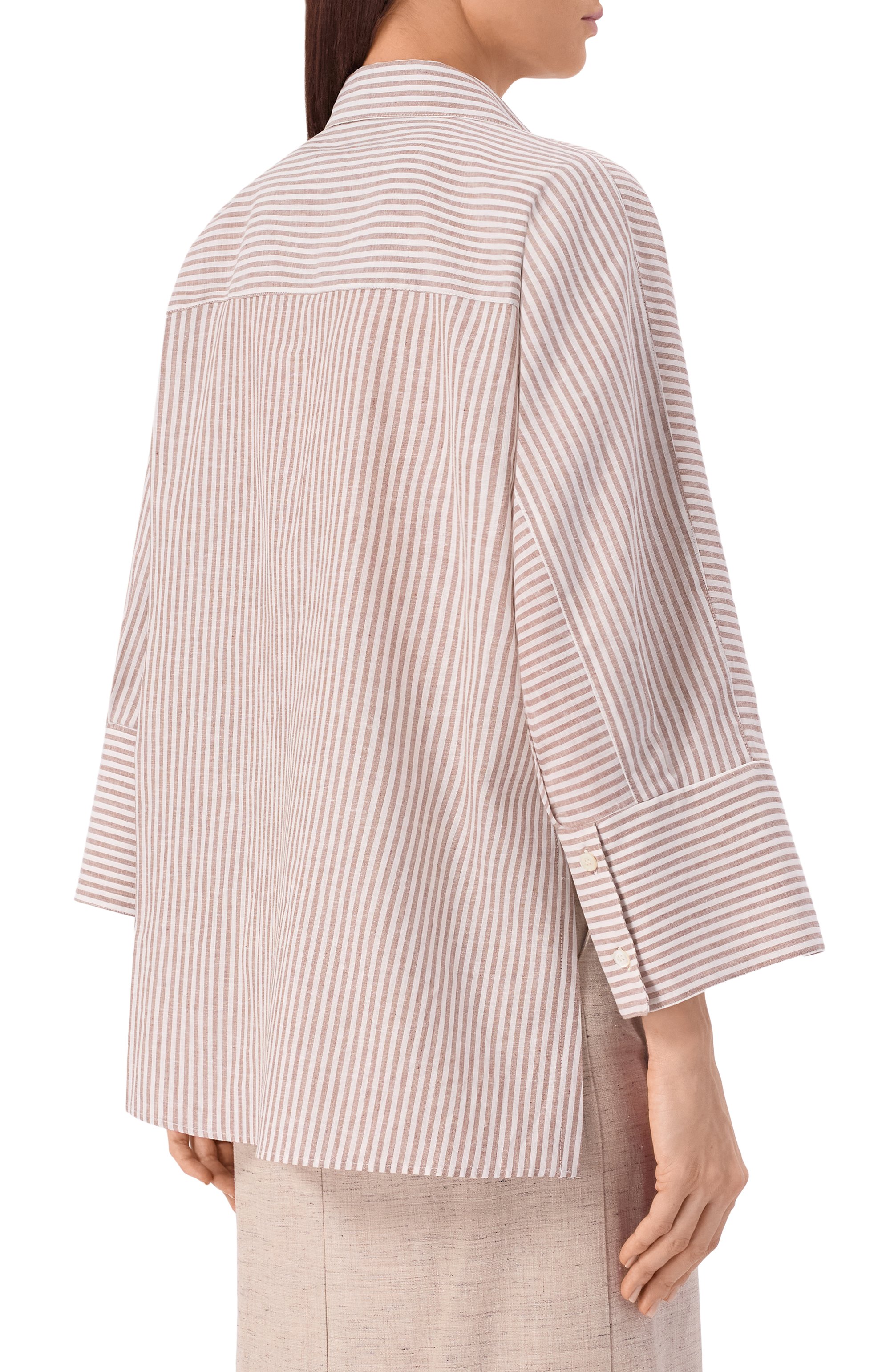 Рубашка изо льна и хлопка PIETRO BRUNELLI, арт. CA2514/LI0028, фото 4