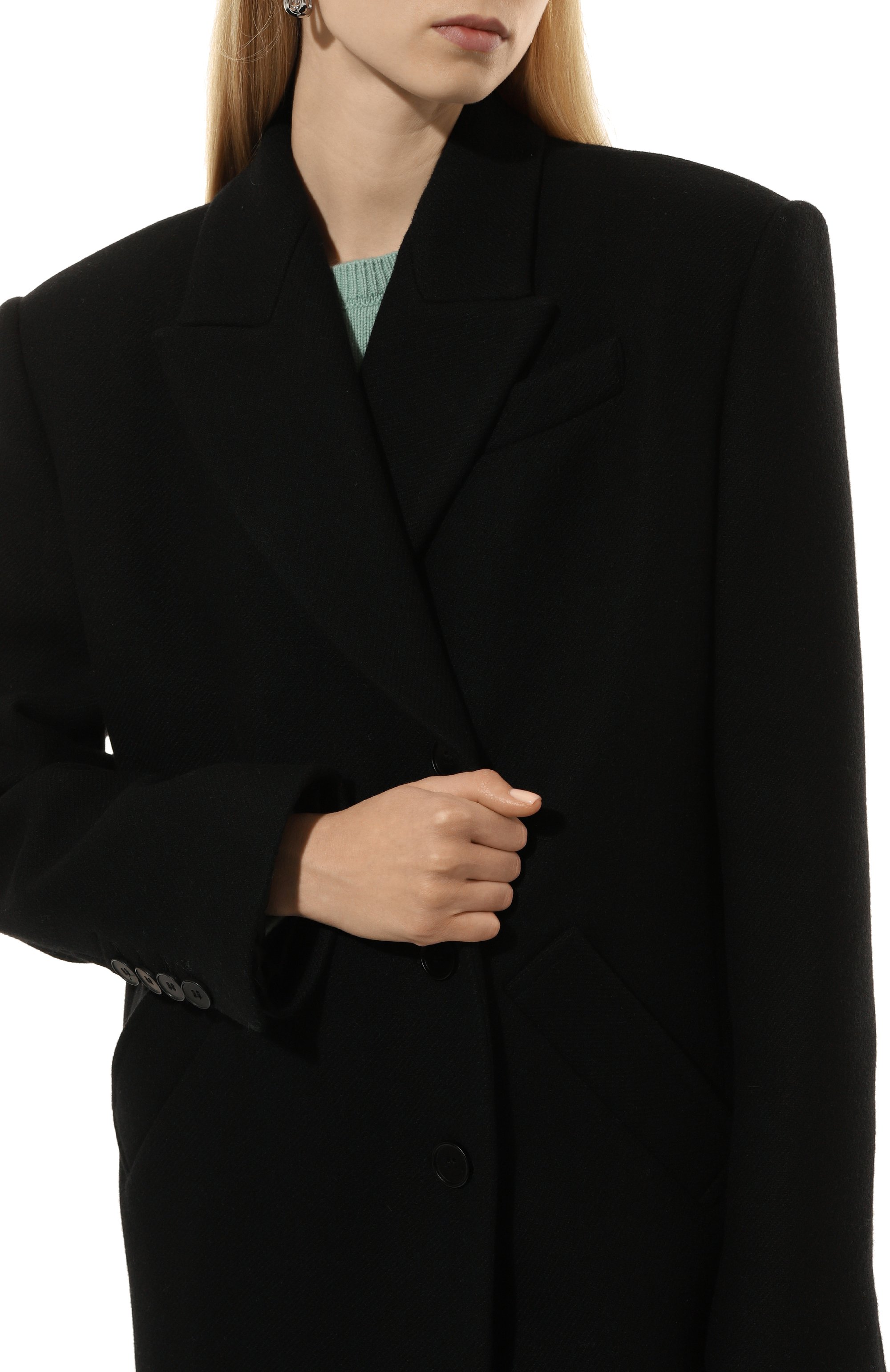 Пальто из шерсти и кашемира ELLYME, арт. 00188, фото 5