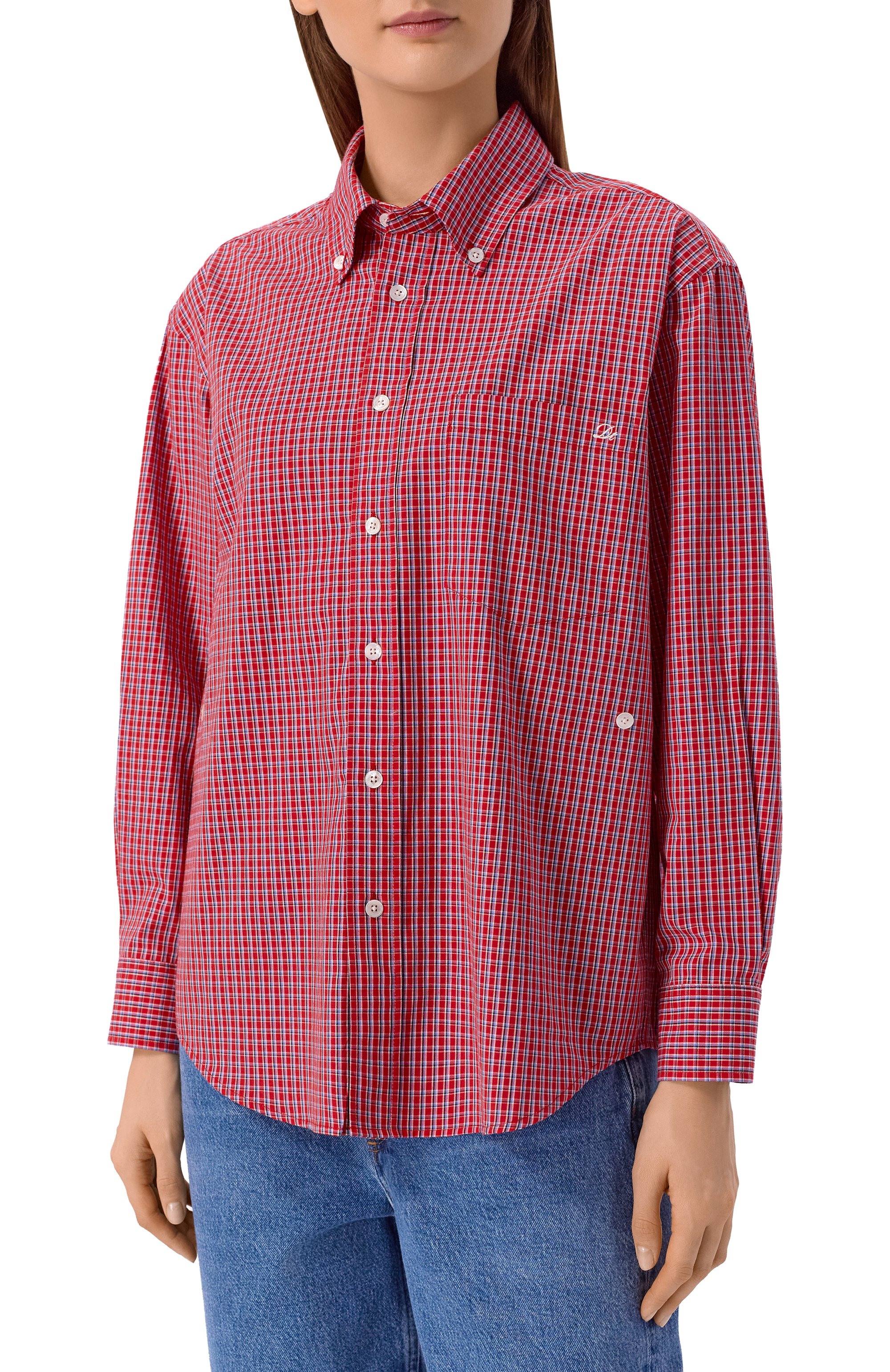 Хлопковая рубашка DUNST, арт. UDSH6A115R2, фото 3