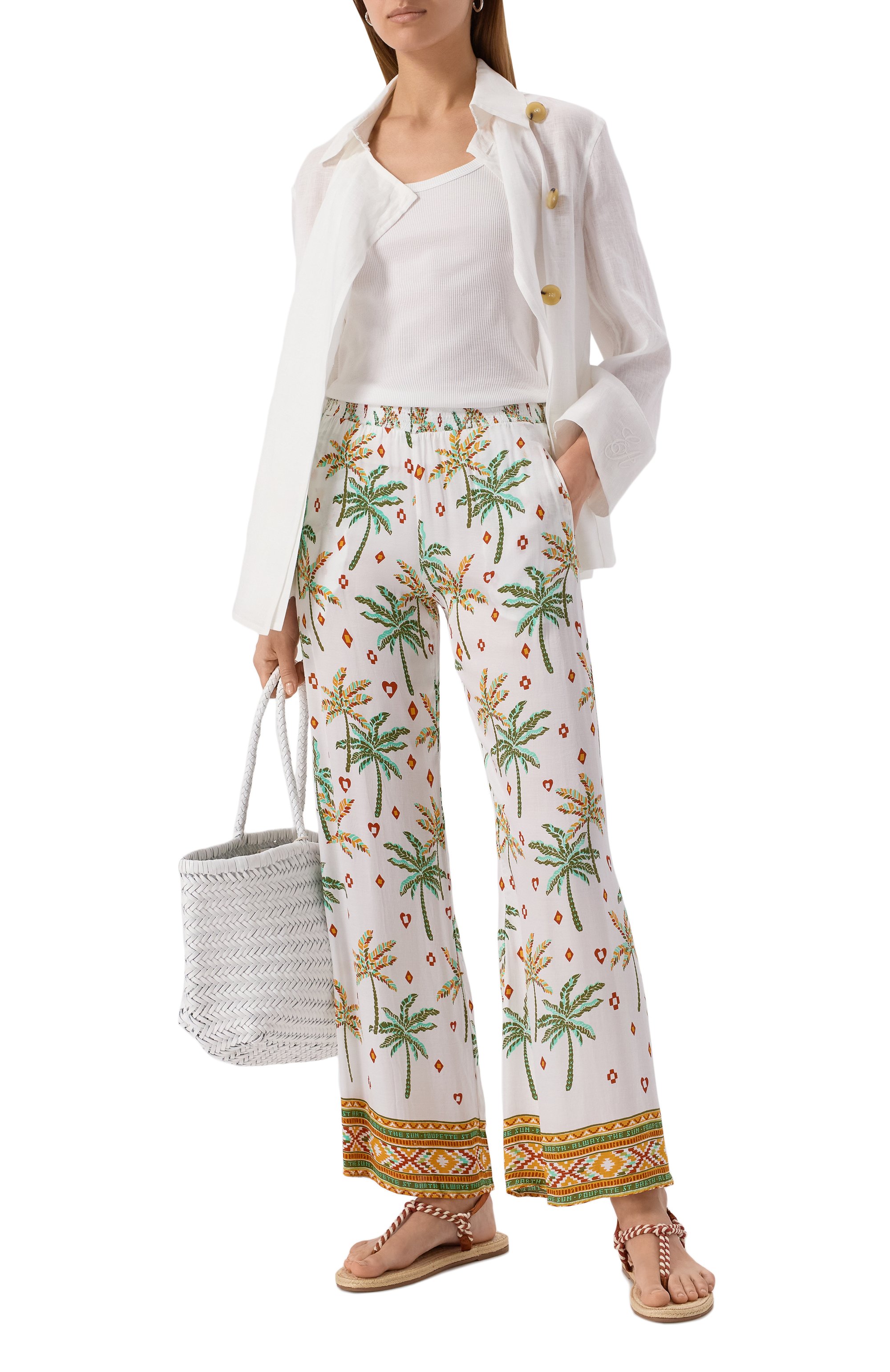 Брюки из вискозы POUPETTE ST BARTH, арт. W8CS25QGEQG, фото 2