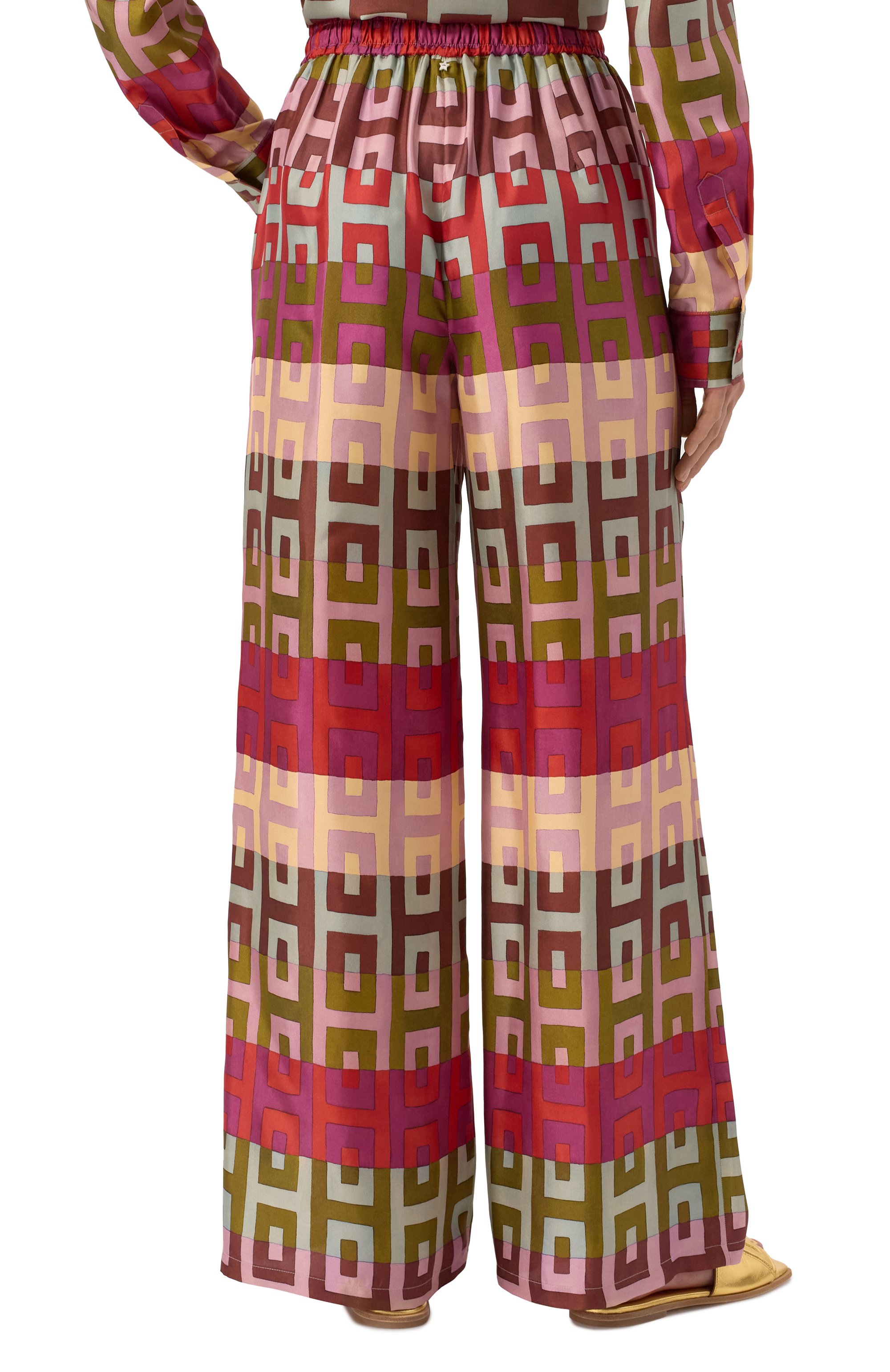 Шелковые брюки LORENA ANTONIAZZI, арт. P2565PA31A/4886, фото 4