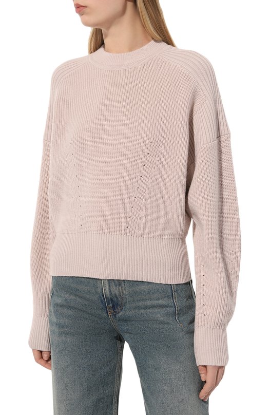 Шерстяной свитер Isabel Marant 24P/PU0372FA-B1L01I Бежевый  24P/PU0372FA-B1L01I Фото 3