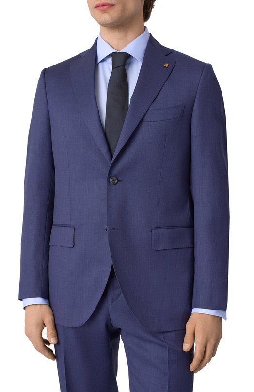Шерстяной костюм Sartoria Latorre A6I7EF/UH0592 Синий  A6I7EF/UH0592 Фото 4