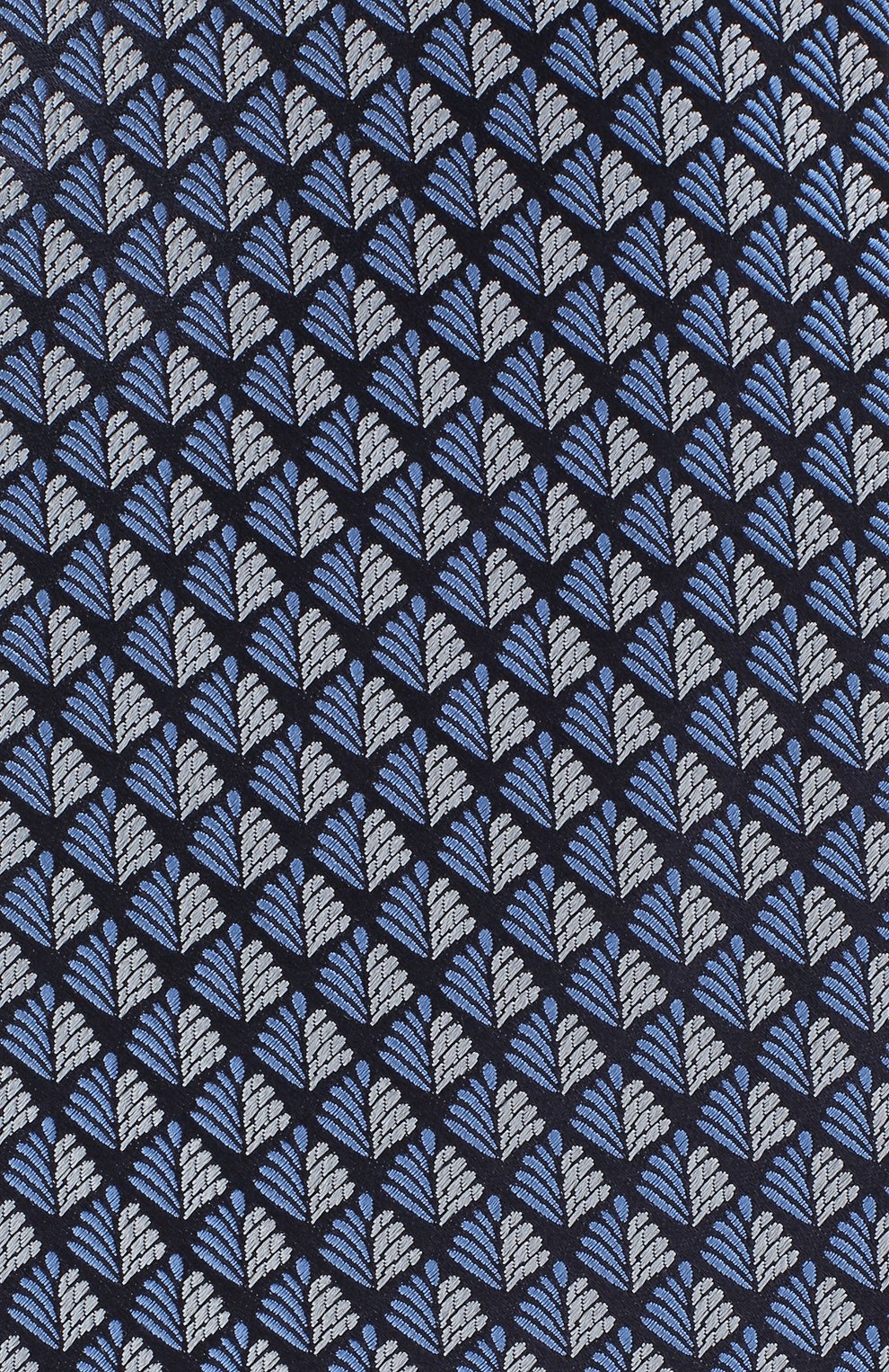 Шелковый галстук с узором ZEGNA голубого цвета по цене 18350 руб., арт. Z3E21/1XW, фото 3 Шелковый галстук с узором ZEGNA, арт. Z3E21/1XW, фото 3