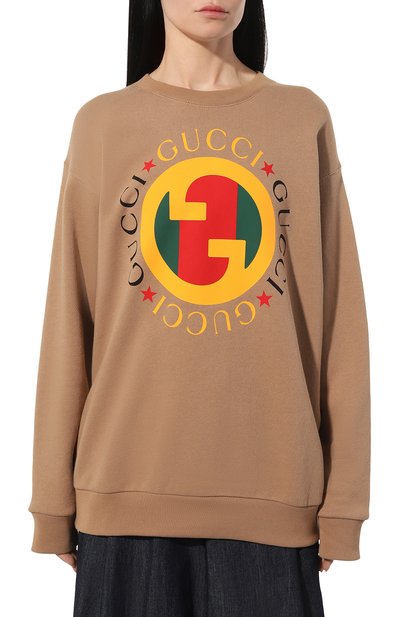 Хлопковый свитшот GUCCI, арт. 721361/XJFUL, фото 3