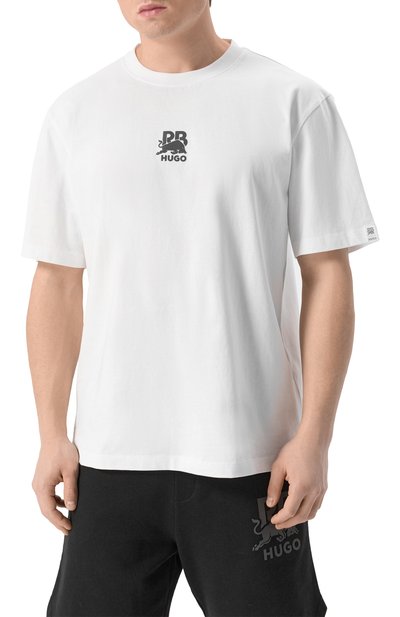 Хлопковая футболка hugo x rb HUGO, арт. 50542766, фото 3